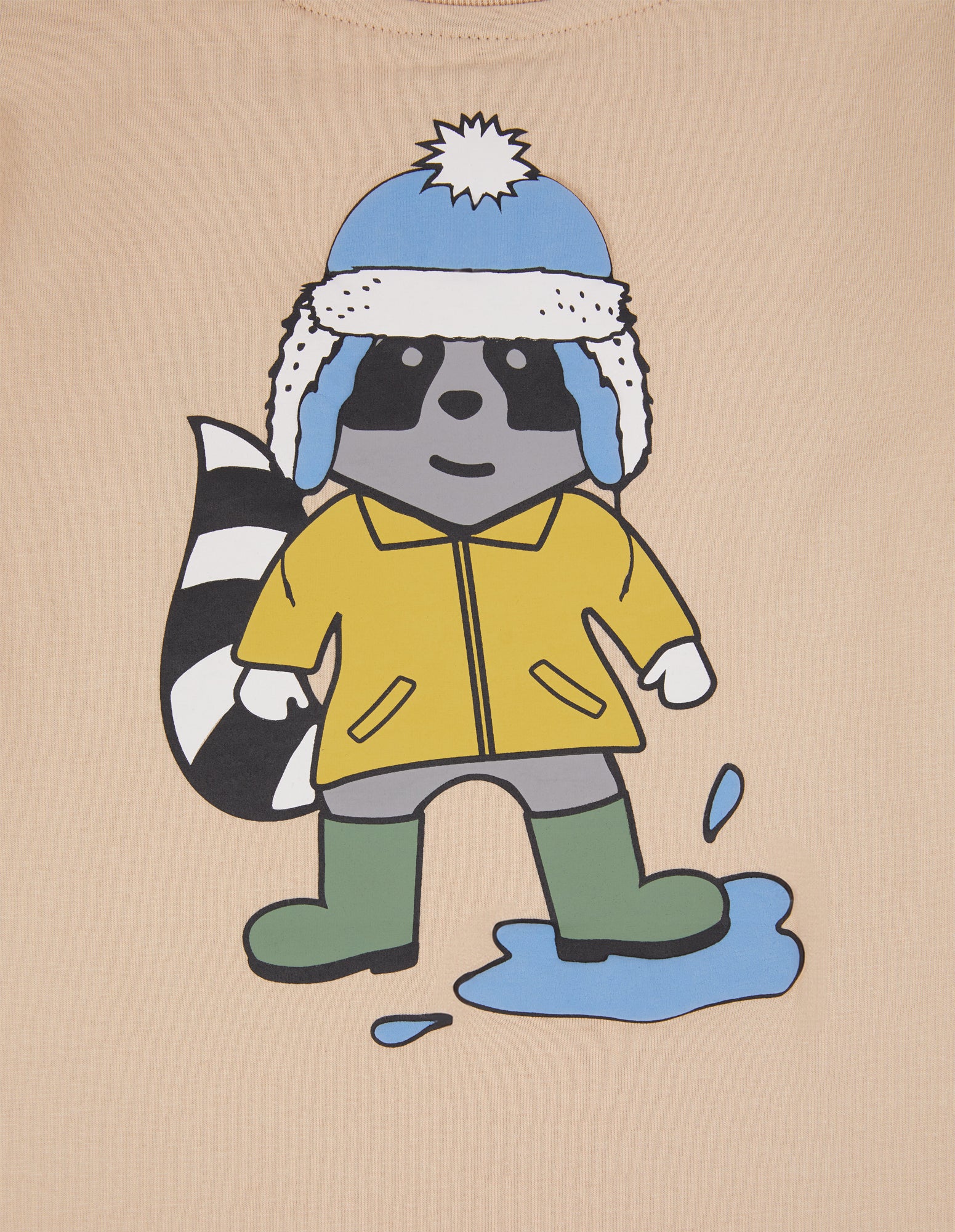 Animal Crackers Rainy Days L/S Tee - Tan