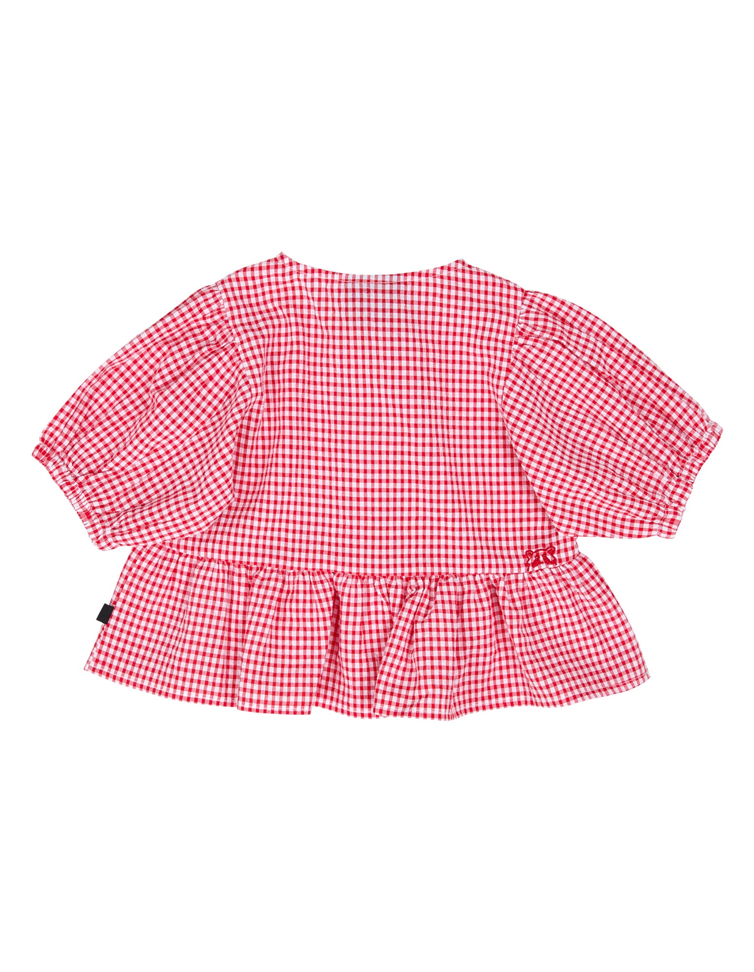 Animal Crackers Checkered Top - Check