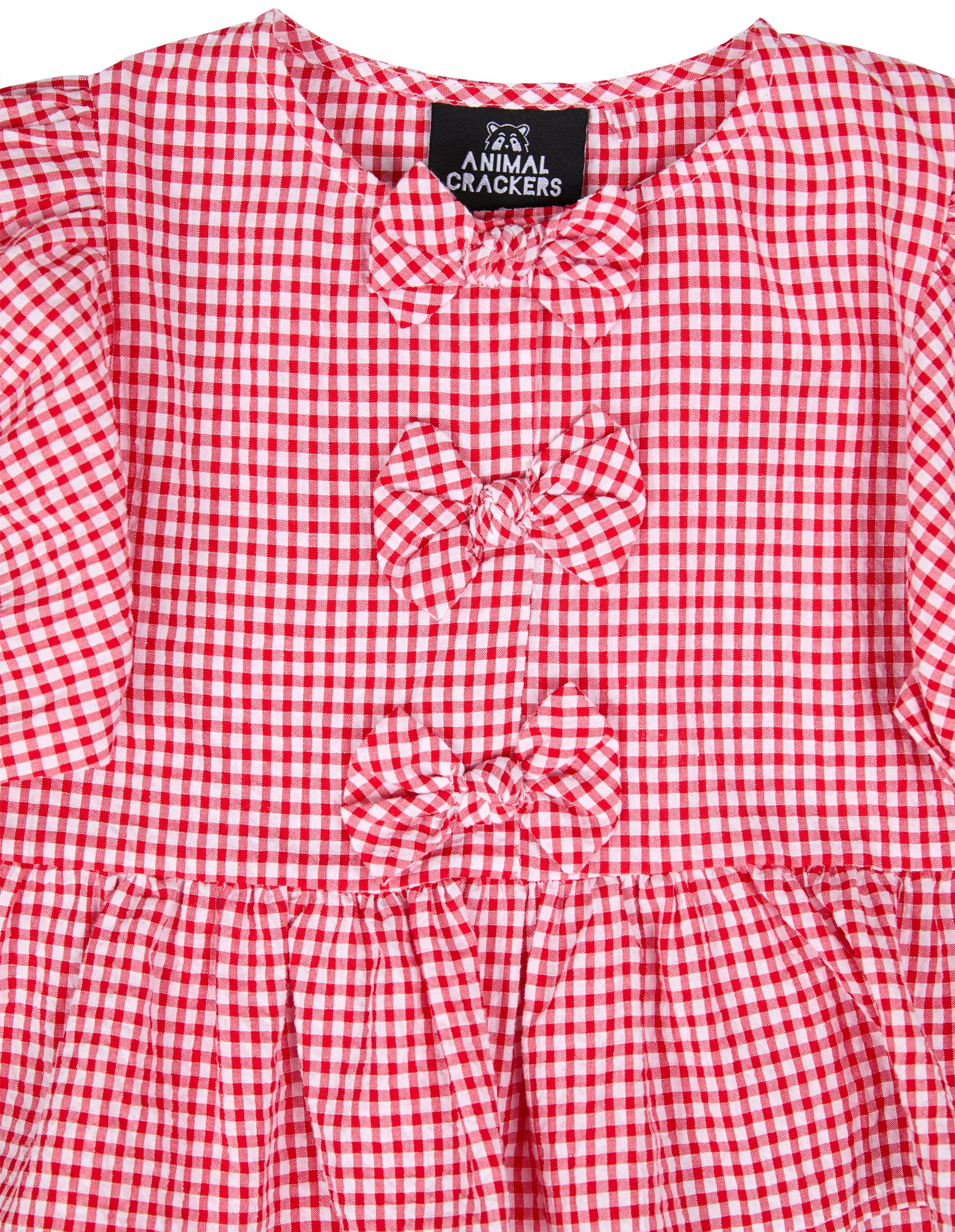 Animal Crackers Checkered Top - Check
