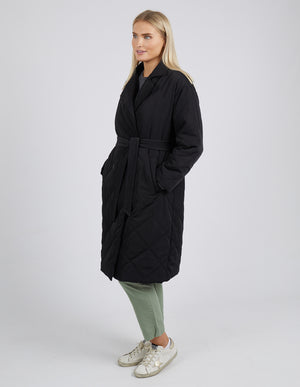 Elm Stormy Puffer Jacket - Black