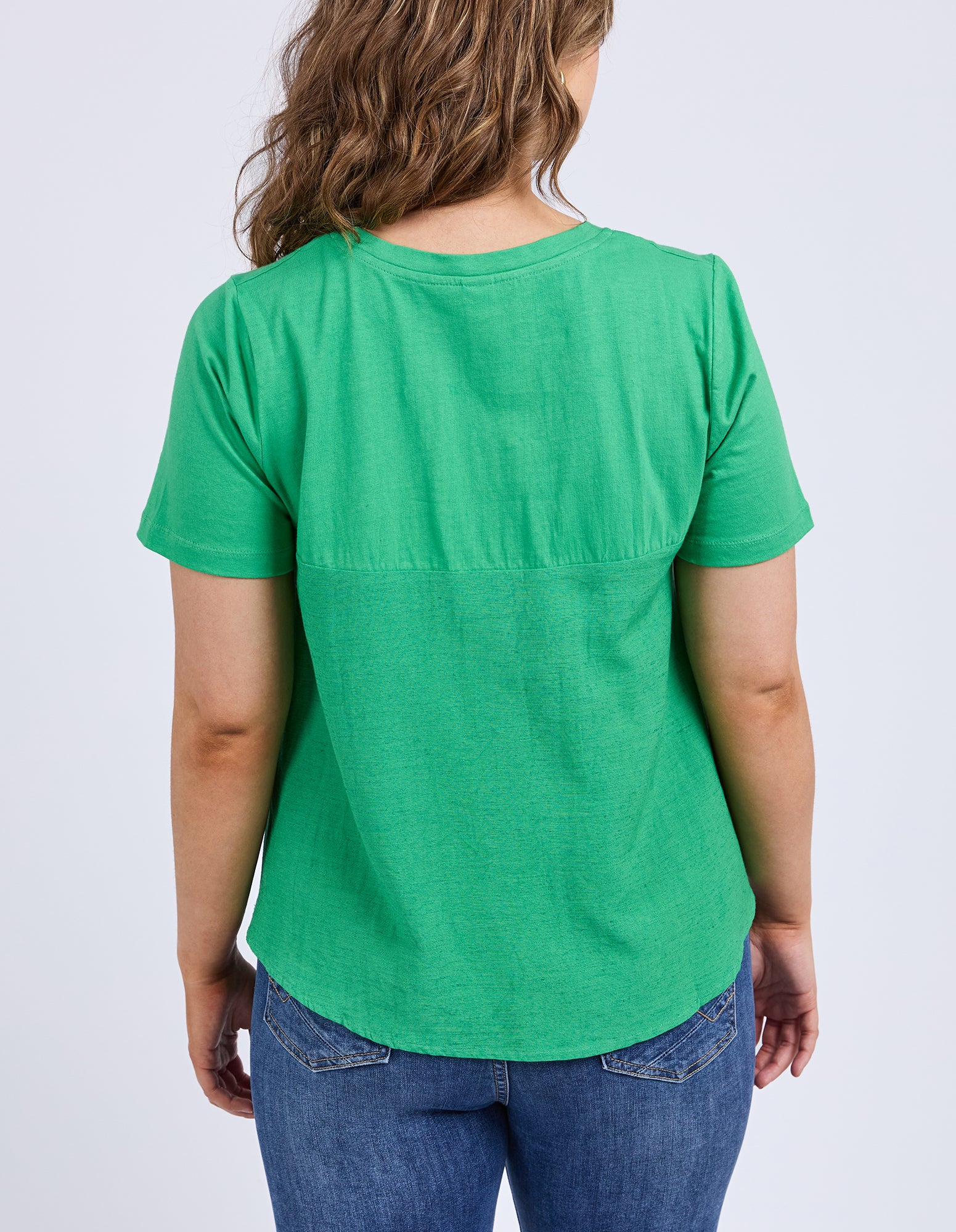Elm Melrose Top - Spring Green