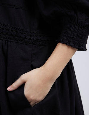 Elm Market Dress - Black