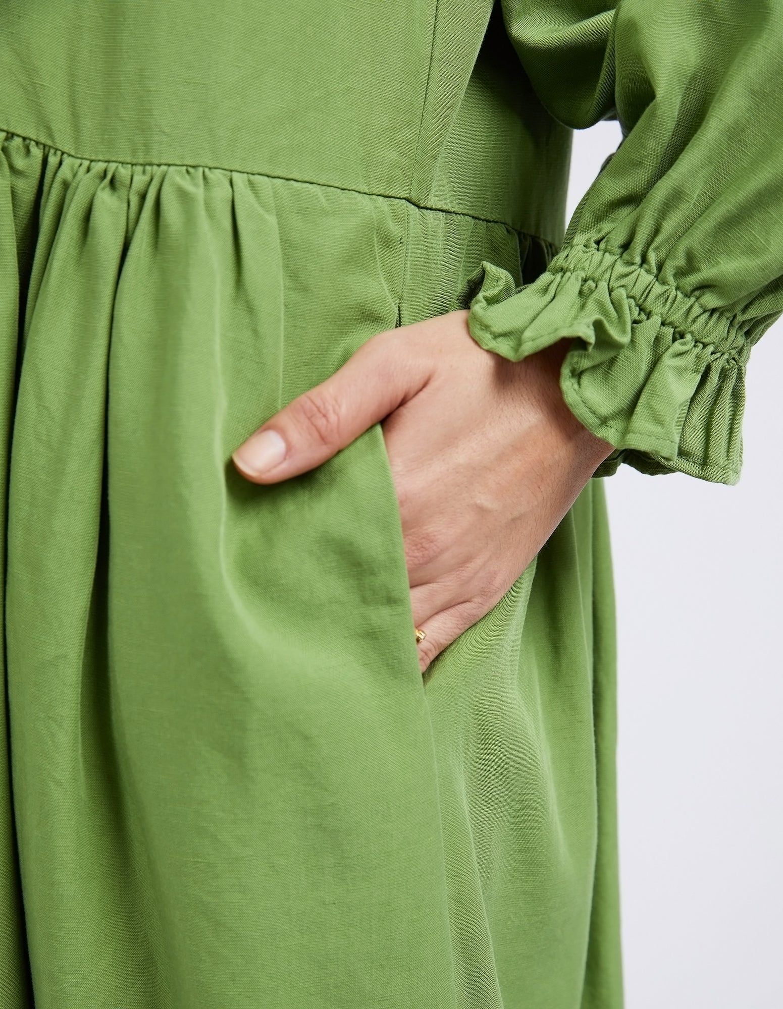 Elm River Dress - Jungle Green