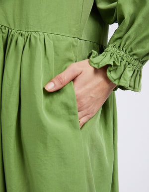 Elm River Dress - Jungle Green