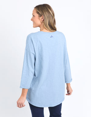 Elm Outlook Sweat - Steel Blue