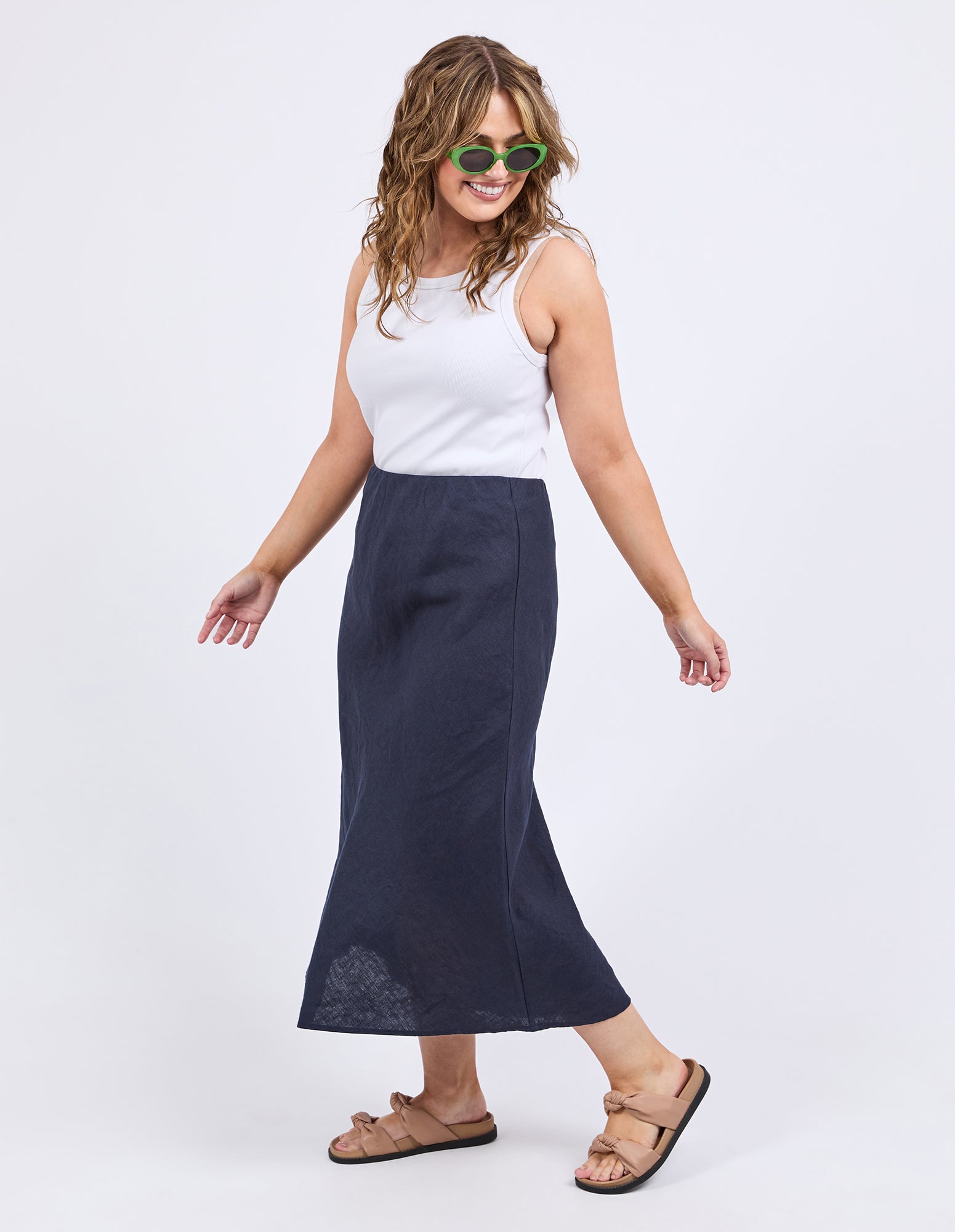 Elm Eleni Skirt - Navy