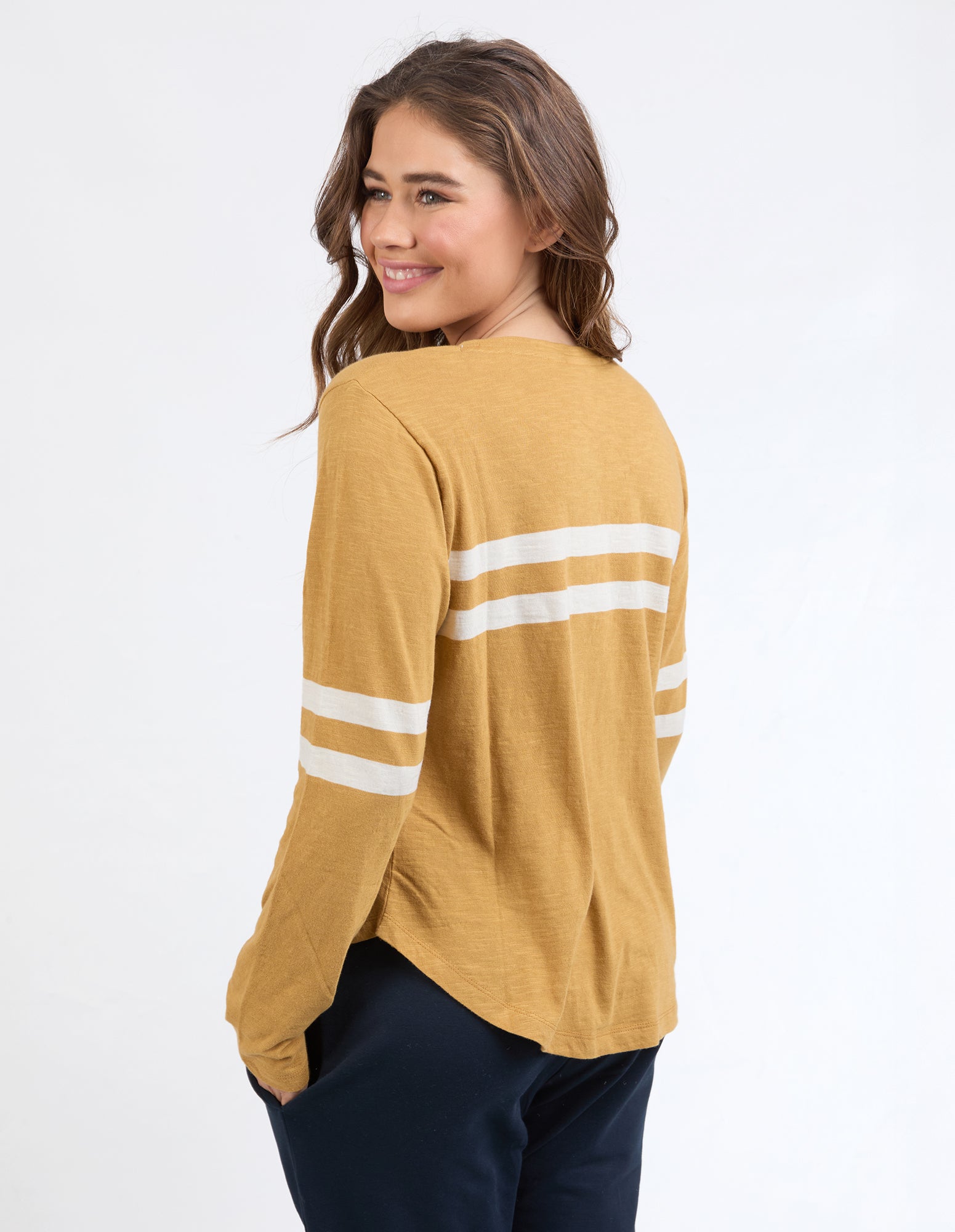 Elm Adora L/S Tee - Dijon