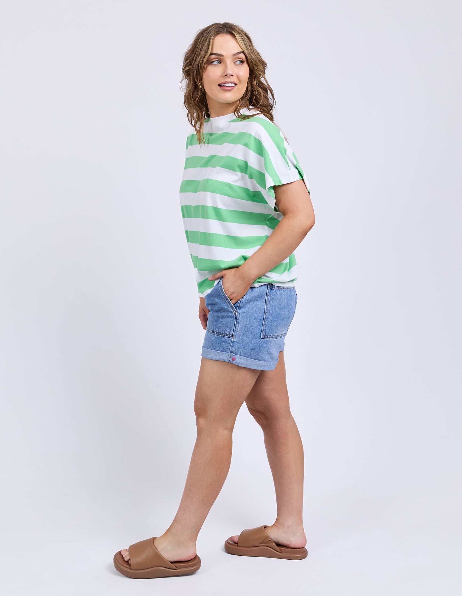 Elm Poet Tee - Spring Green