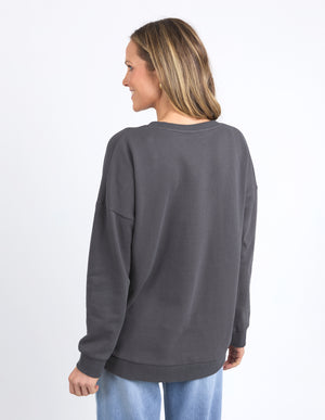 Elm Keyla Crew - Washed Black