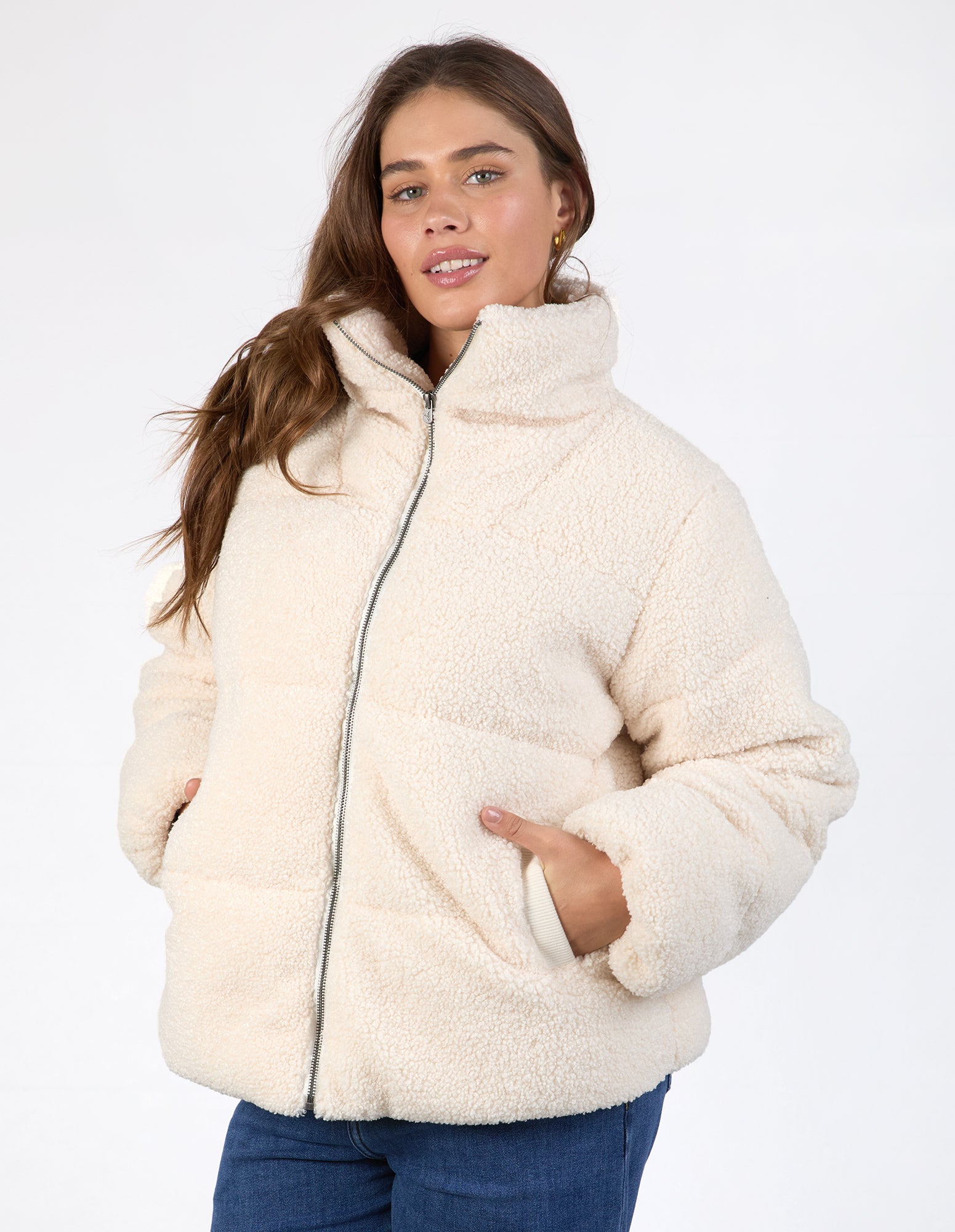 Elm Wren Puffer Jacket - Marshmallow
