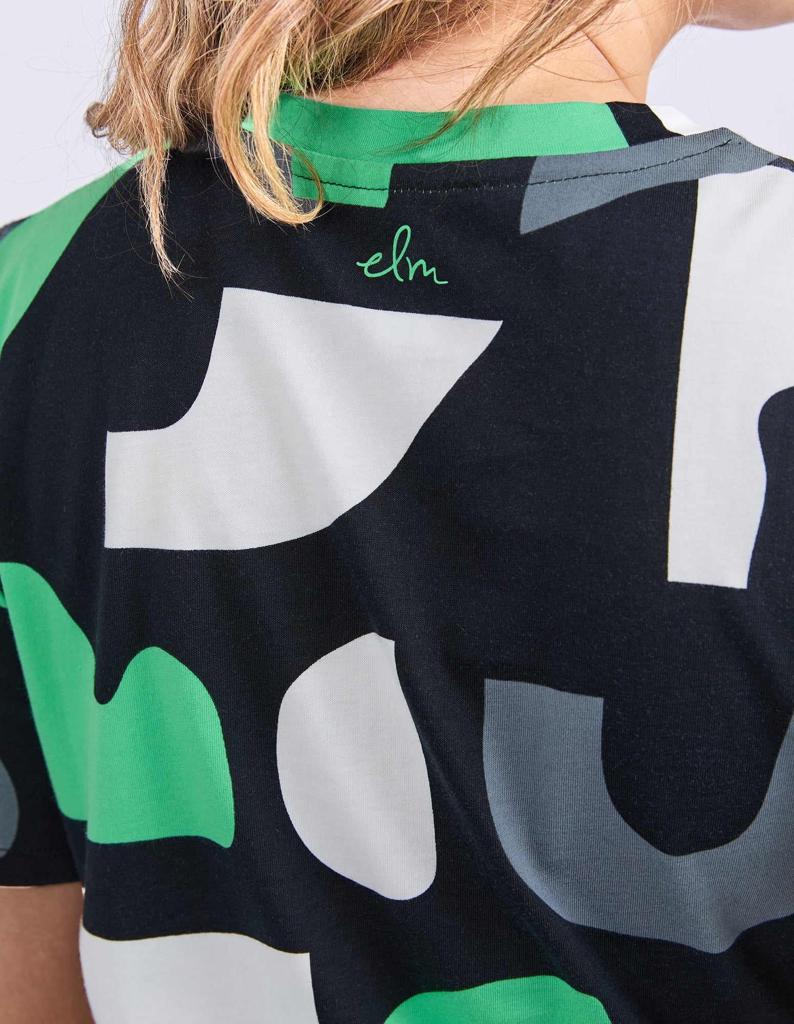 Elm Stijl Dress - Abstract Yardage Print
