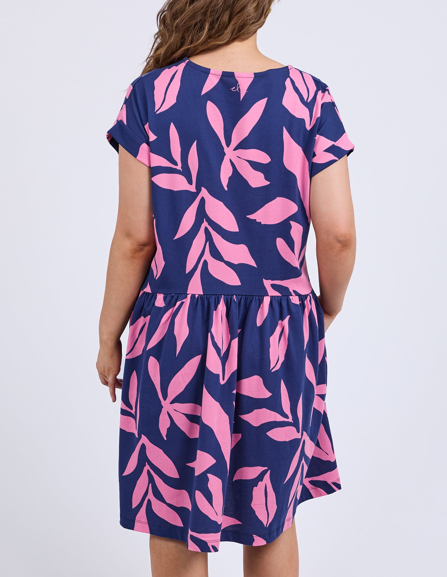 Elm Mimosa Dress - Blue Depths Print