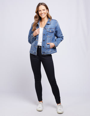 Elm Angie Denim Jacket - Blue