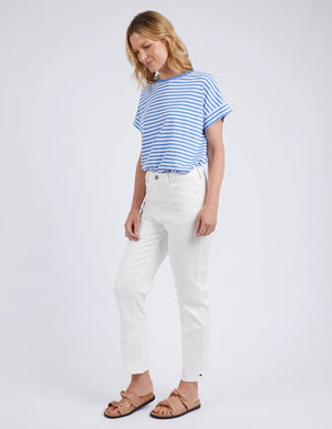 Elm Ada Straight Leg Jean - Vintage White