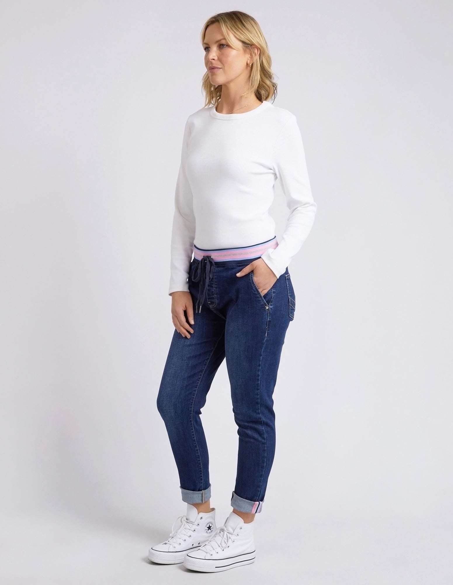 Elm Melody Denim Jogger - Indigo