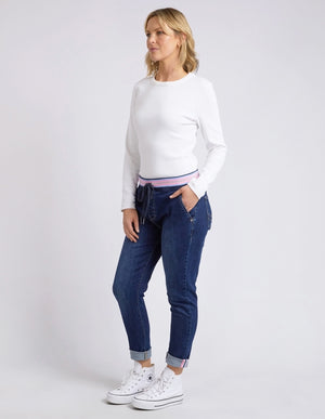 Elm Melody Denim Jogger - Indigo