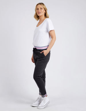 Elm Melody Denim Jogger - Washed Black