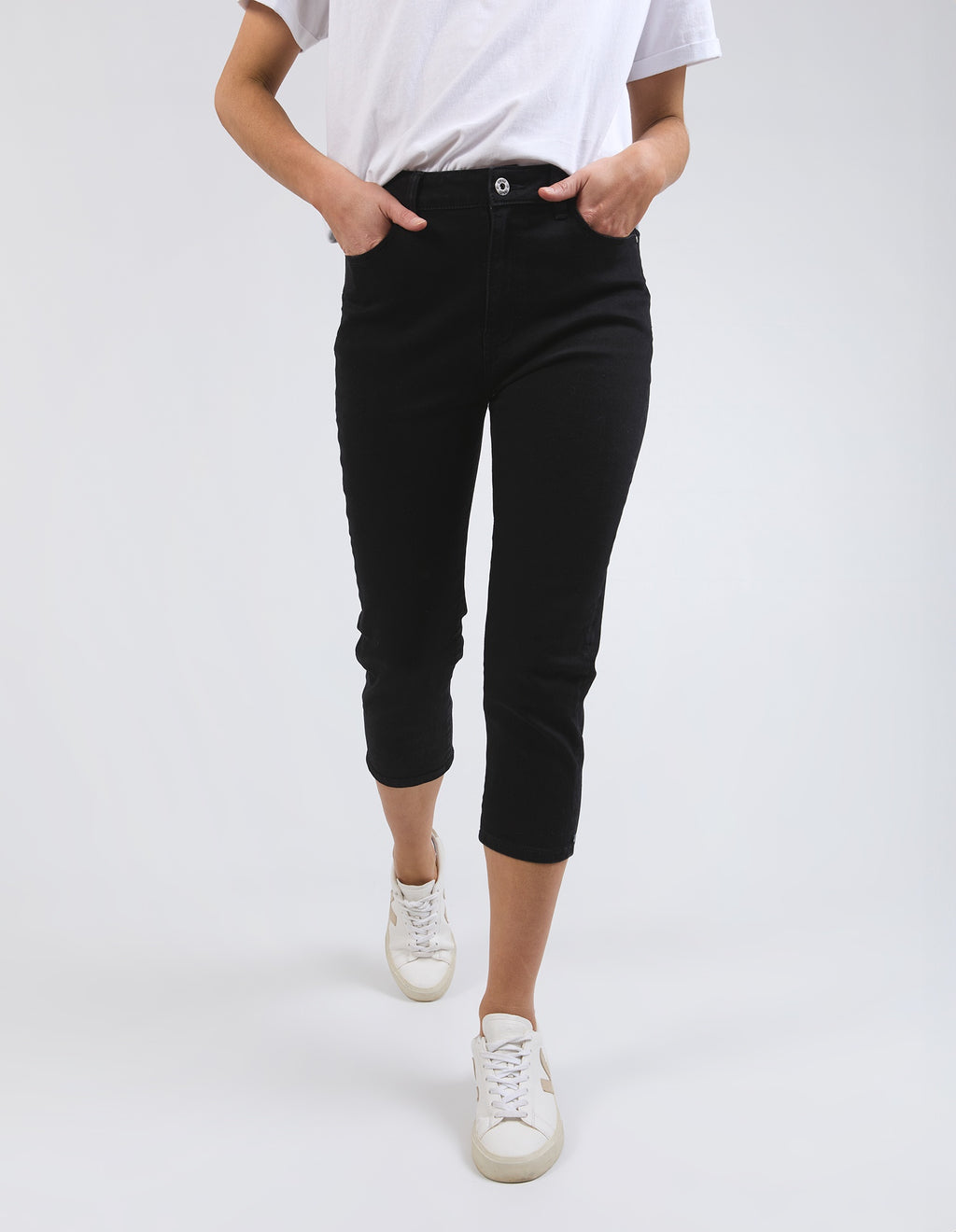 Elm Mollie Capri Jean - Black