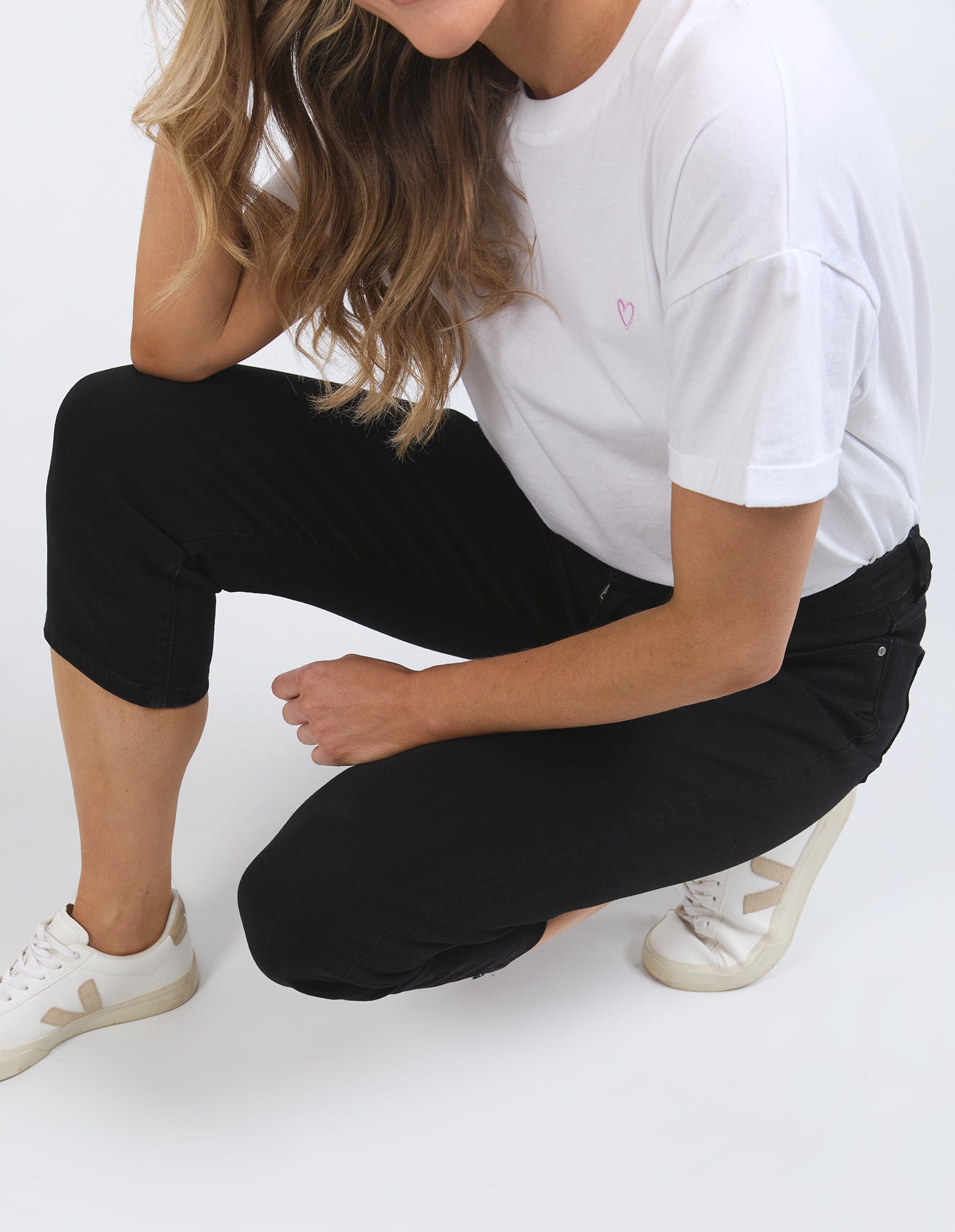 Elm Mollie Capri Jean - Black