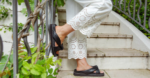 Elm Lace Jean - Vintage White