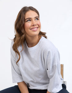 Elm Mazie Sweat - Grey Marle