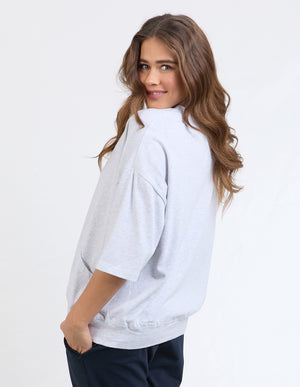 Elm Mazie Sweat - Grey Marle