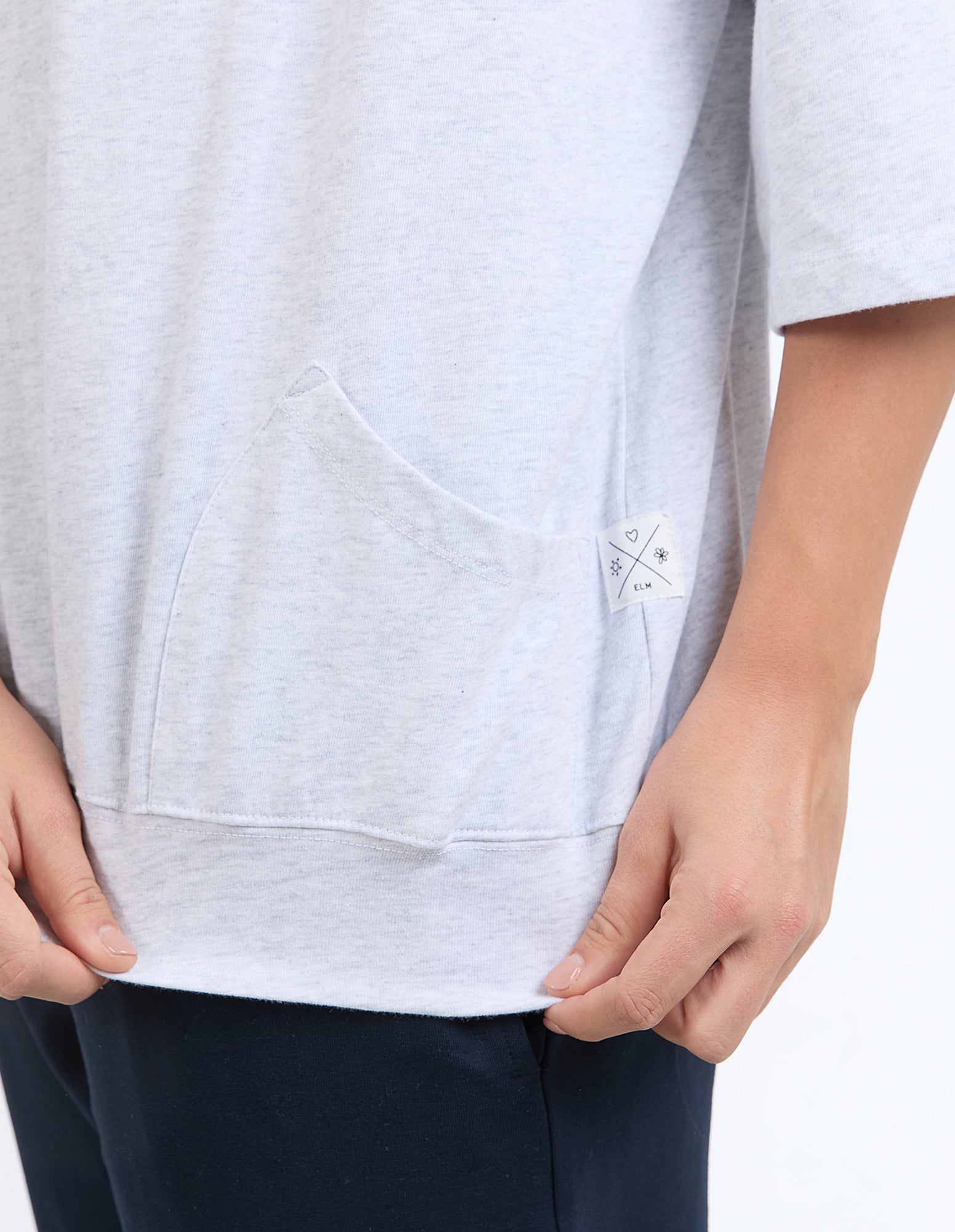Elm Mazie Sweat - Grey Marle