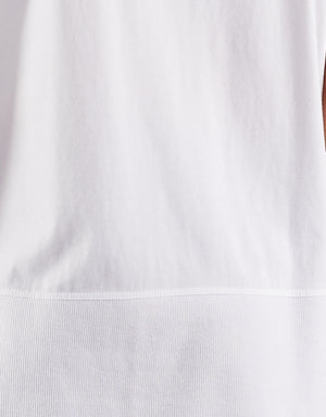 Elm Rib SS Tee - White