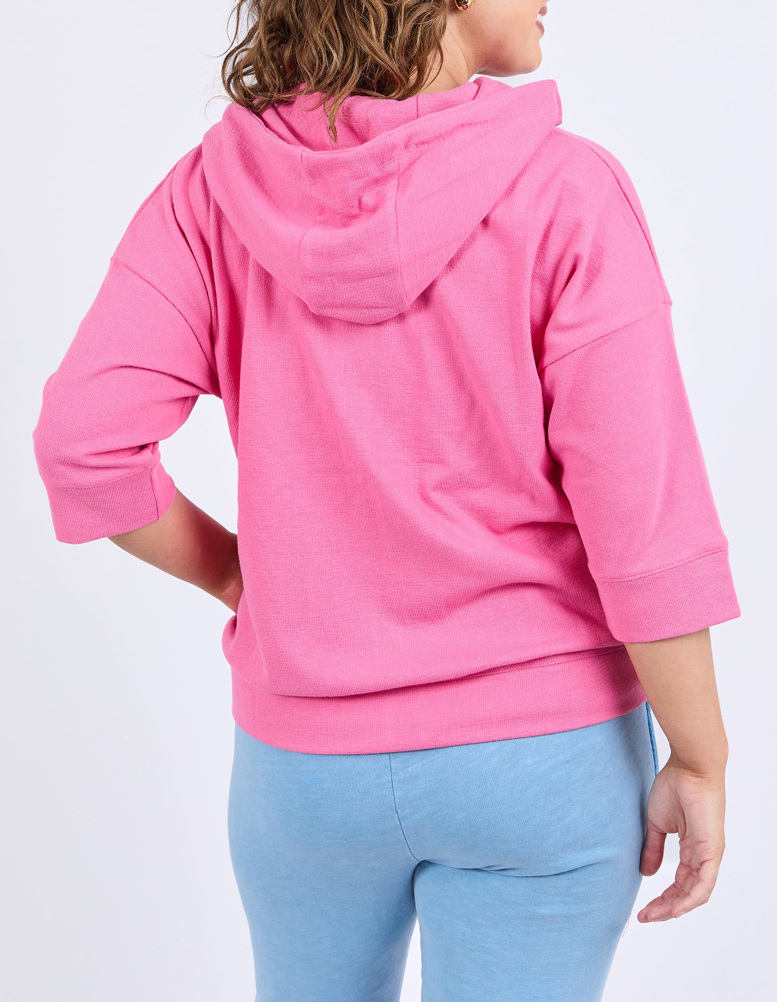 Elm Beachy Zip Hoodie - Aurora Pink