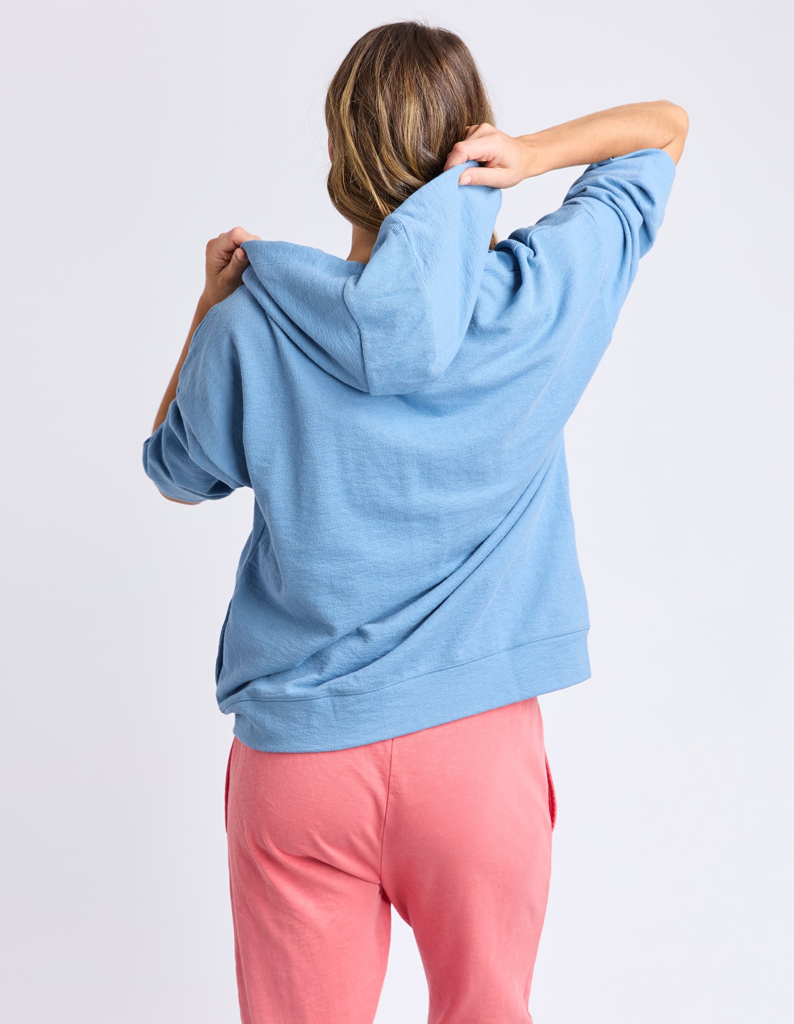 Elm Beachy Zip Hoodie - Blue Shadow