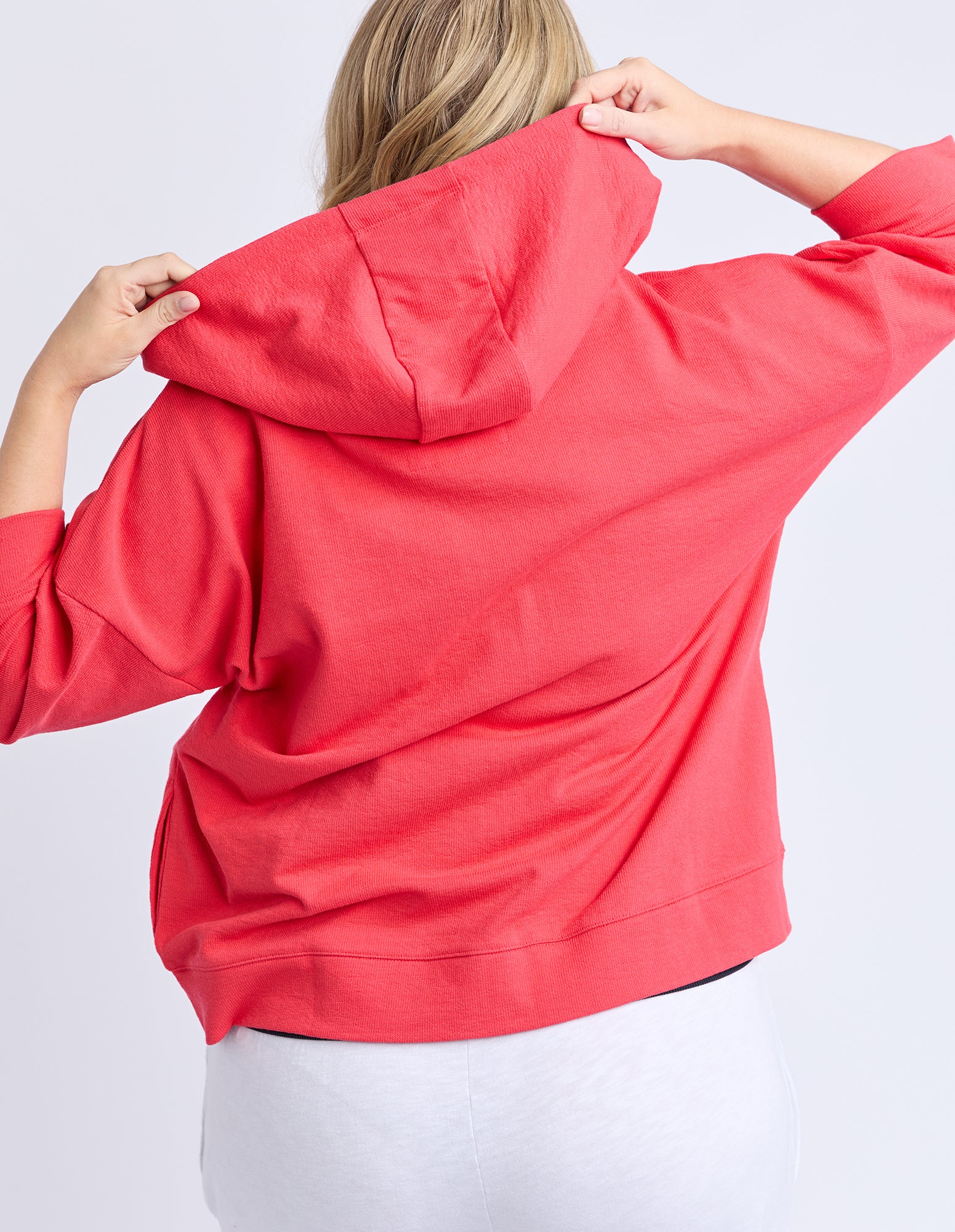 Elm Beachy Zip Hoodie - Cayenne