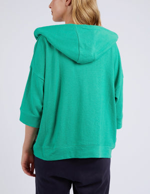 Elm Beachy Zip Hoodie - Green Briar