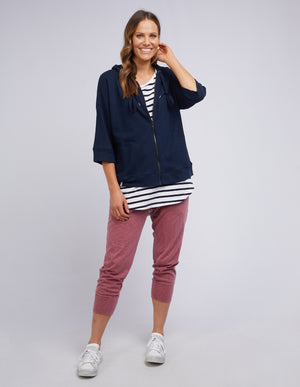Elm Beachy Zip Hoodie - Navy