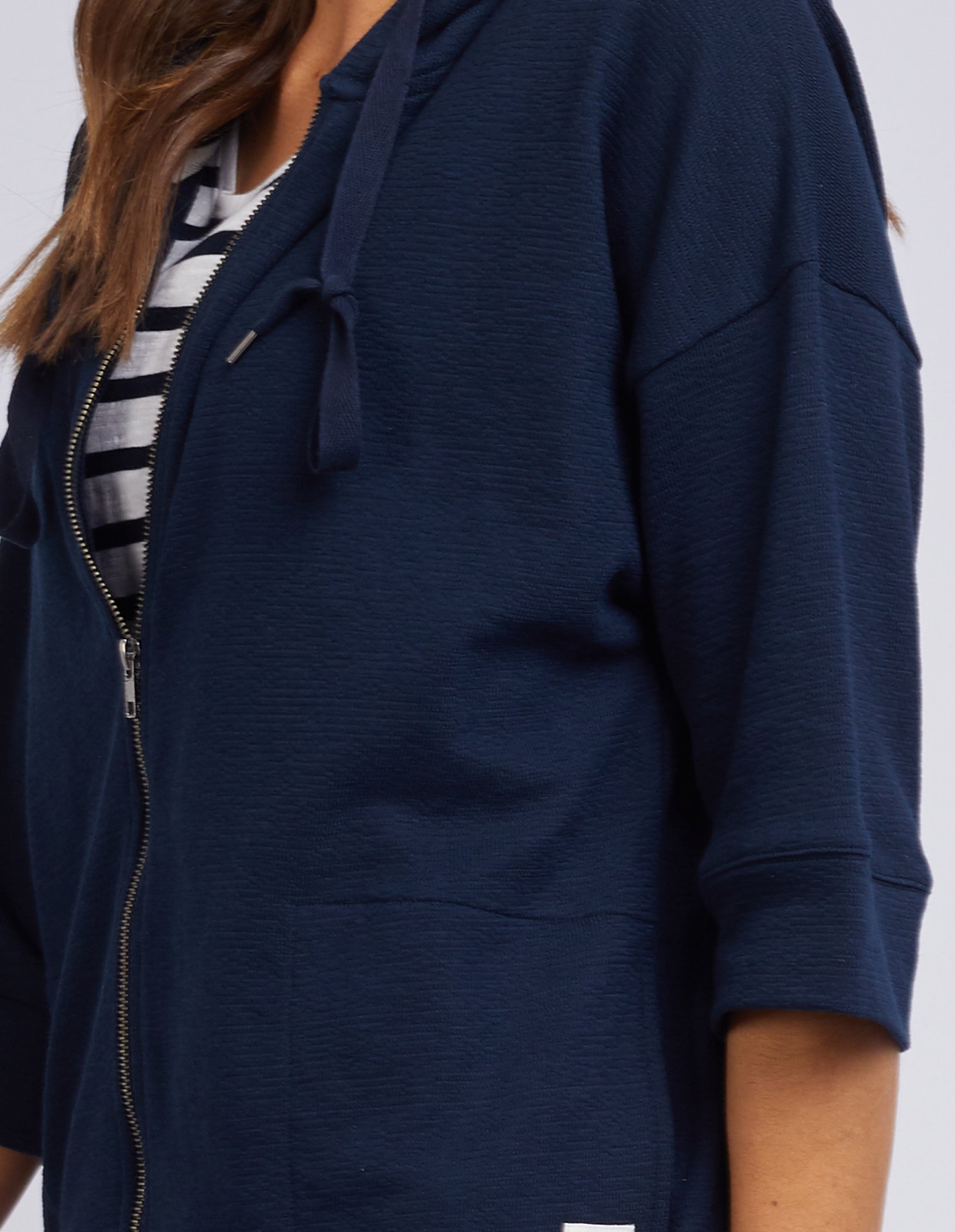 Elm Beachy Zip Hoodie - Navy