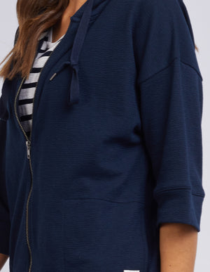 Elm Beachy Zip Hoodie - Navy