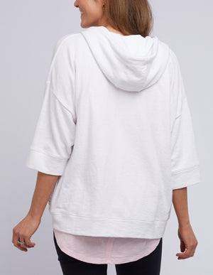 Elm Beachy Zip Hoodie - White