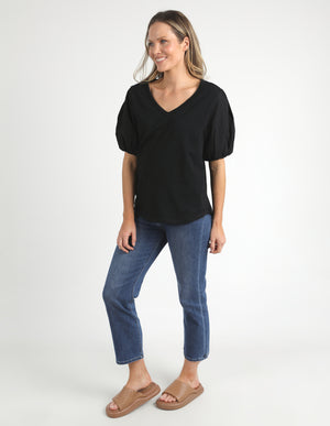 Elm Joy SS Tee - Black