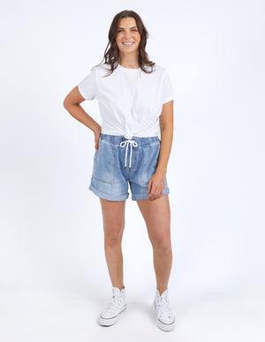 Elm Knot SS Tee - White