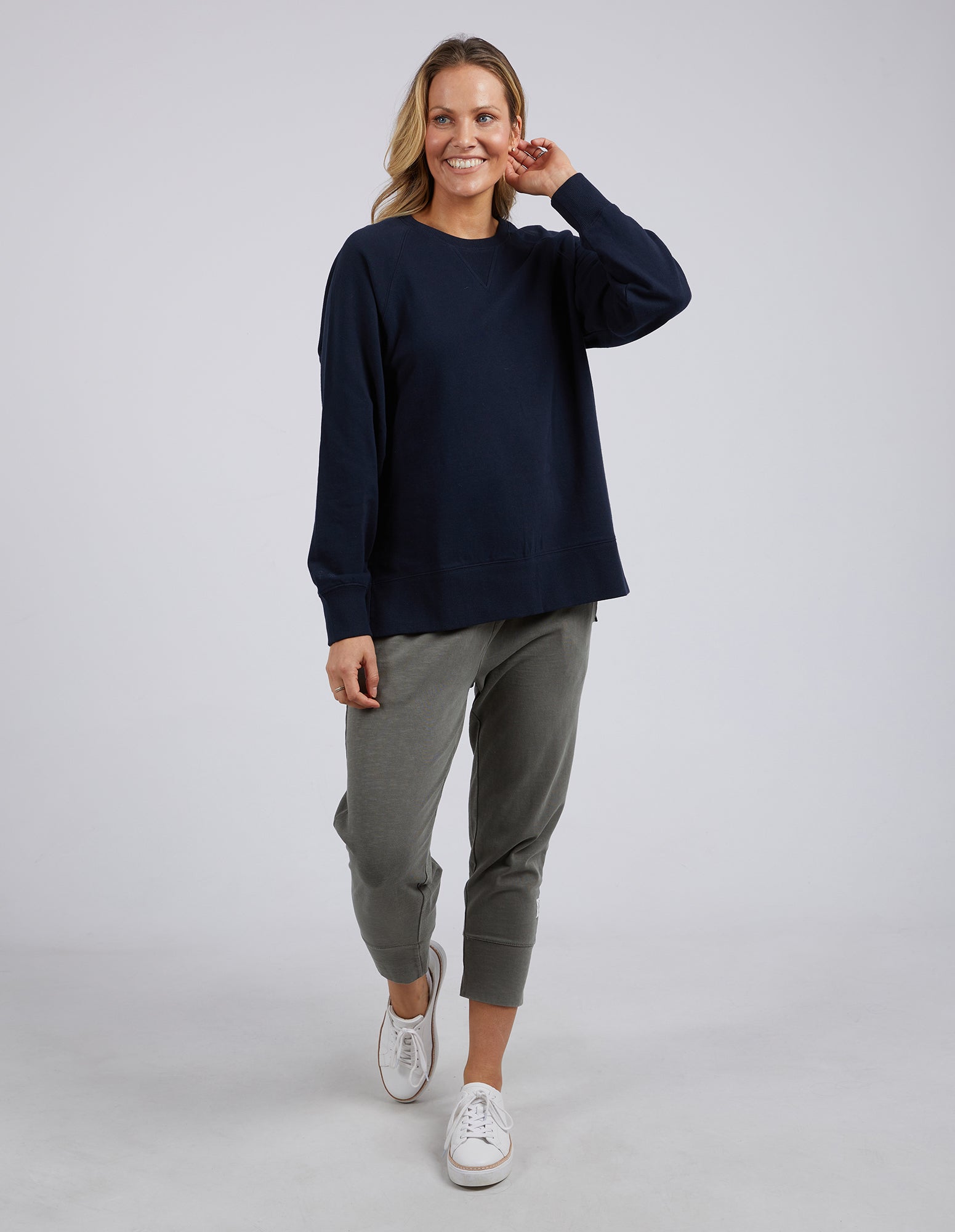Elm Melbourne Crew - Navy