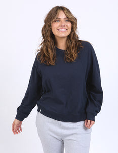 Elm Kinsley LS Sweat - Navy