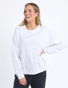 Elm Kinsley LS Sweat - White