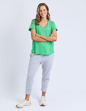 Elm Pima Vee Tee - Spring Green
