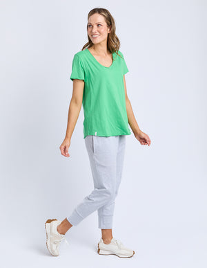 Elm Pima Vee Tee - Spring Green