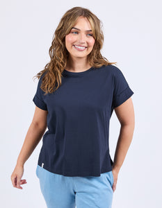 Elm Jesse SS Tee - Navy