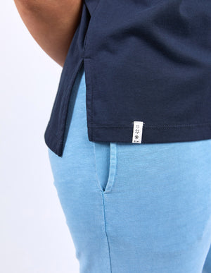 Elm Jesse SS Tee - Navy