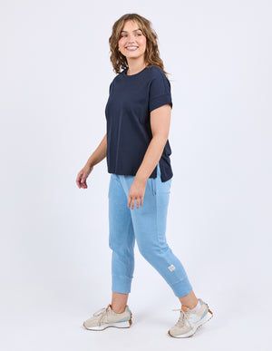 Elm Jesse SS Tee - Navy
