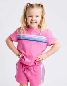 Eve Girl Junior Retro Tee - Pink