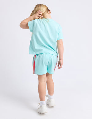 Eve Girl Junior Retro Tee - Light Blue