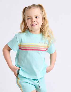 Eve Girl Junior Retro Tee - Light Blue