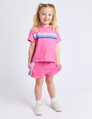 Eve Girl Junior Retro Tee - Pink